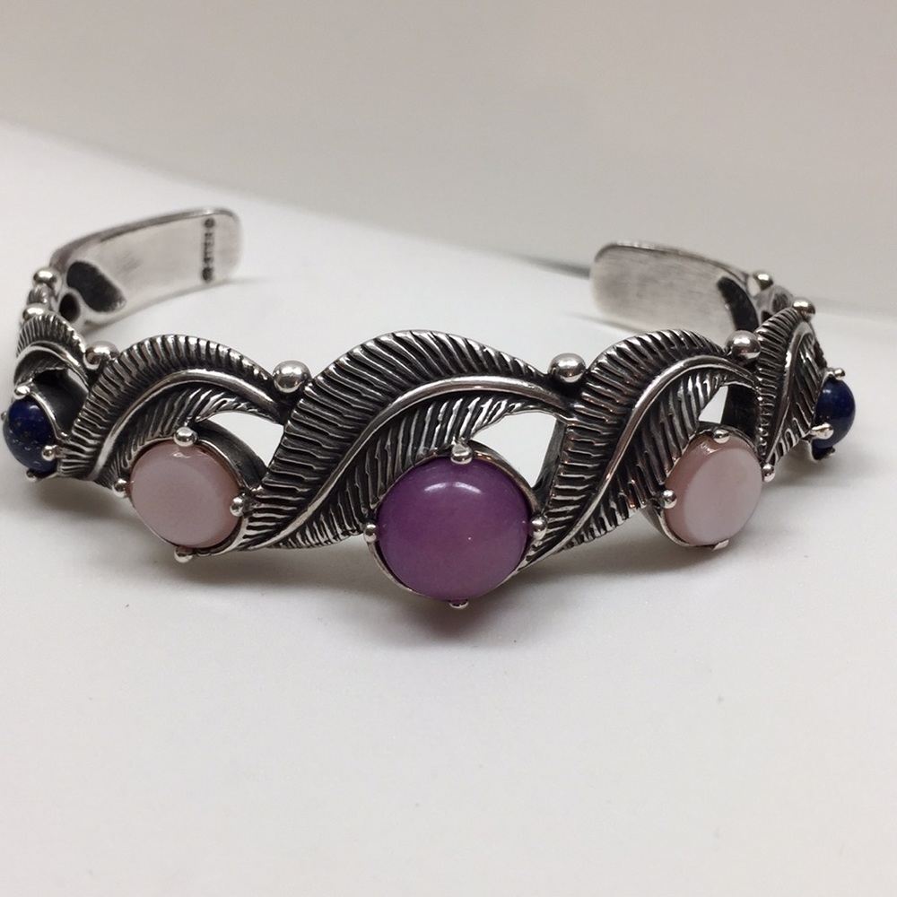 Vintage sterling silver cuff bracelet